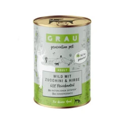 Grau Adult - Wildfleisch Mit Zucchini Und Hirse