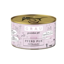 Grau Excellence Adult Pur - Pferd - Dose 6 Grau Excellence Adult Pur - Pferd - Dose -Trixie Store grau excellence adult puur hondenvoer paard blik 202409 0500 none