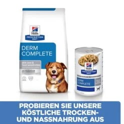 Hill's Derm Complete Nassfutter - Prescription Diet - Canine -Trixie Store hills derm complete natvoer prescription diet canine 211730 0500 none