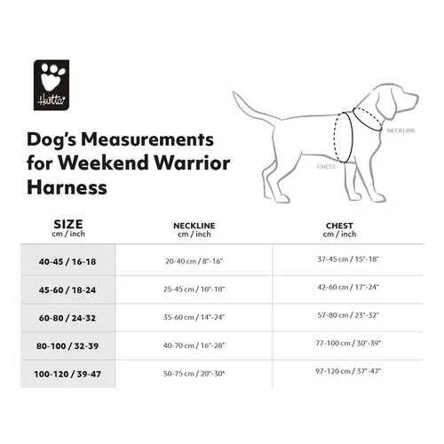 Hurtta - Geschirr Weekend Warrior - Neon Licorice – Bild 8